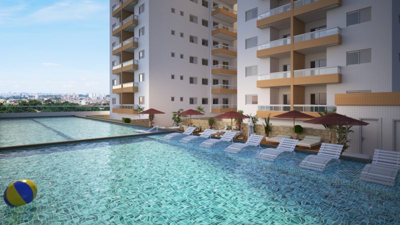 Condomínio Residencial Frédéric François Chopin — Solemar, Praia Grande