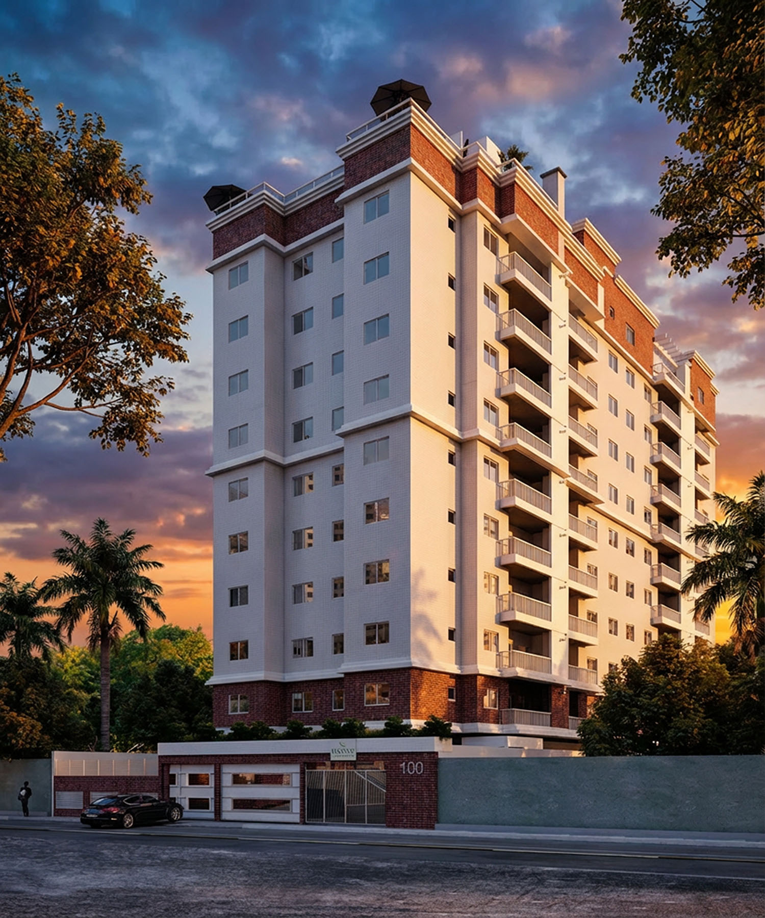 Fachada do Residencial Dante Alighieri