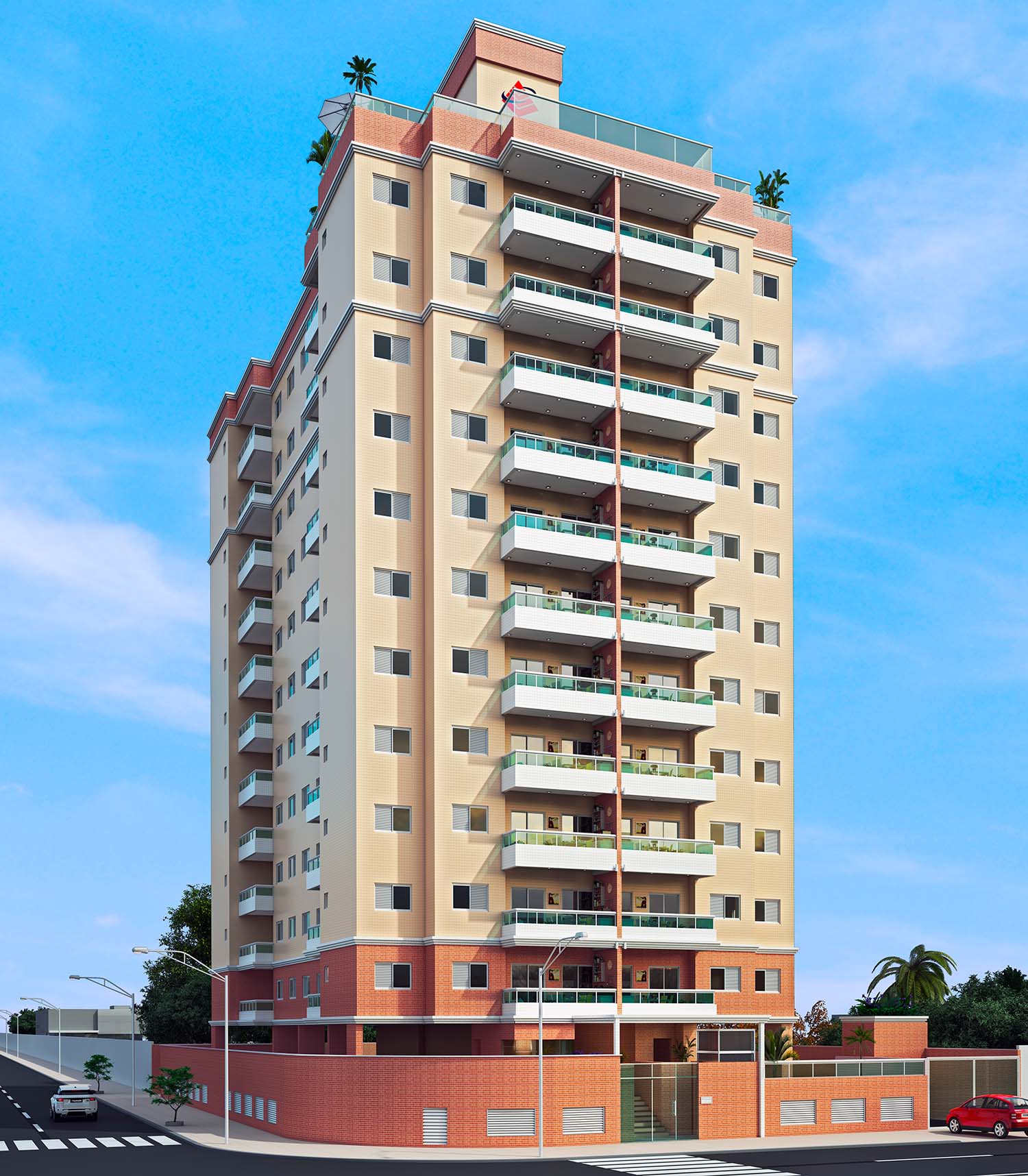 Antoni Gaudí — Canto do Forte, Praia Grande